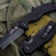 Ніж складаний Kershaw CQC-8K (довжина: 206мм, лезо: 89мм, чорне), чорний