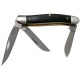 Ніж складаний Kershaw Brandywine (довжина: 158мм, леза: 50, 66, 47мм), чорний