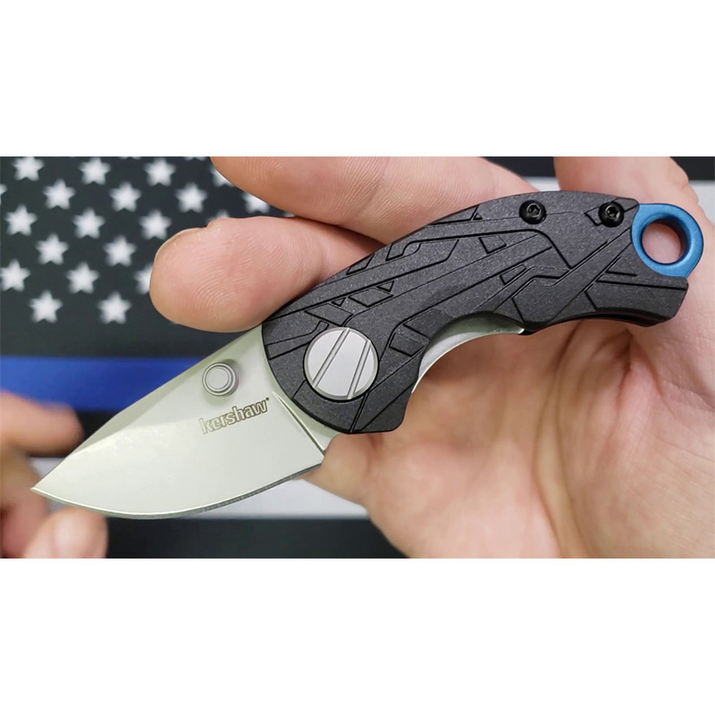 Ніж складаний Kershaw Afterefect (довжина: 121мм, лезо: 44мм), чорний