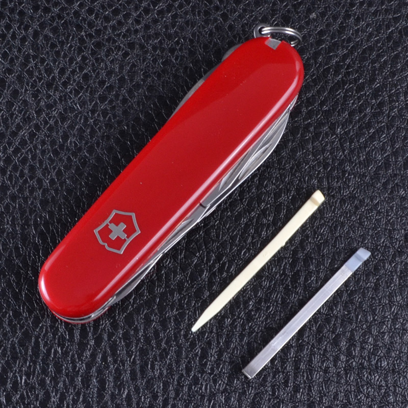 Ніж складаний, мультитул Victorinox Tinker Super (91мм, 14 функцій), червоний 1.4703