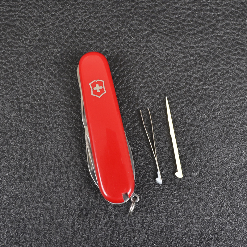 Ніж складаний, мультитул Victorinox Hiker (91мм, 12 функцій), червоний 1.4613