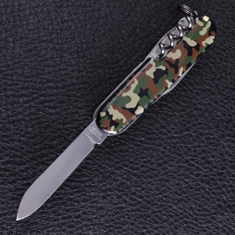Ніж складаний, мультитул Victorinox Huntsman (91мм, 15 функцій), камуфляж 1.3713.94