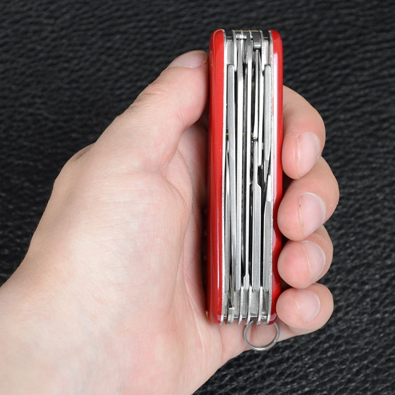 Ніж складаний, мультитул Victorinox Ranger (91мм, 21 функція), червоний 1.3763