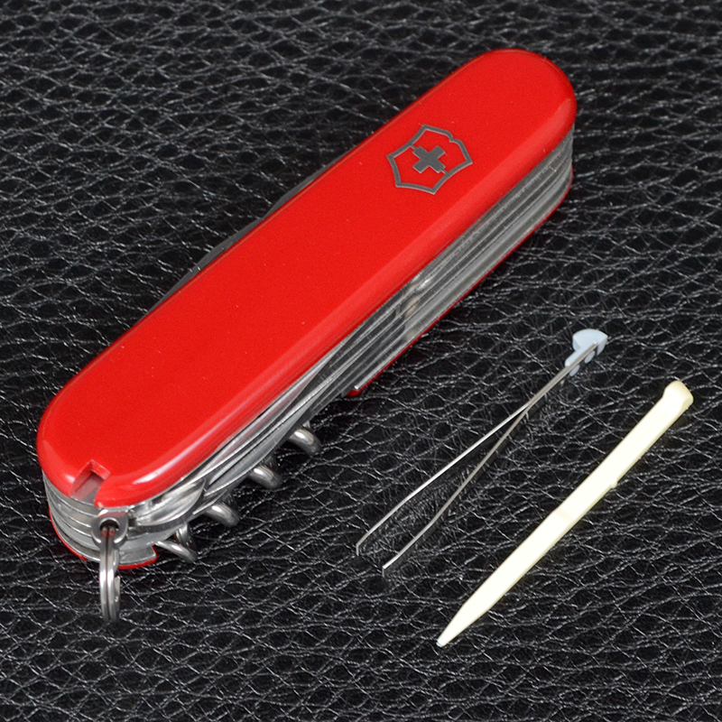 Ніж складаний, мультитул Victorinox Ranger (91мм, 21 функція), червоний 1.3763