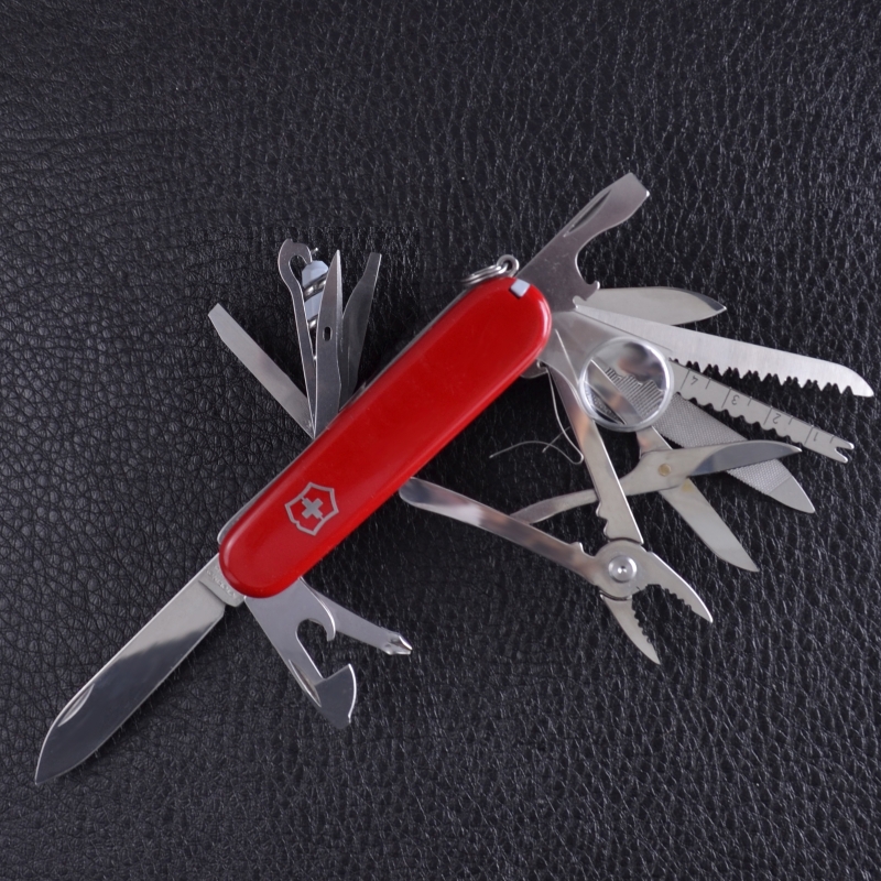 Ніж складаний, мультитул Victorinox Swisschamp (91мм, 33 функції), червоний 1.6795