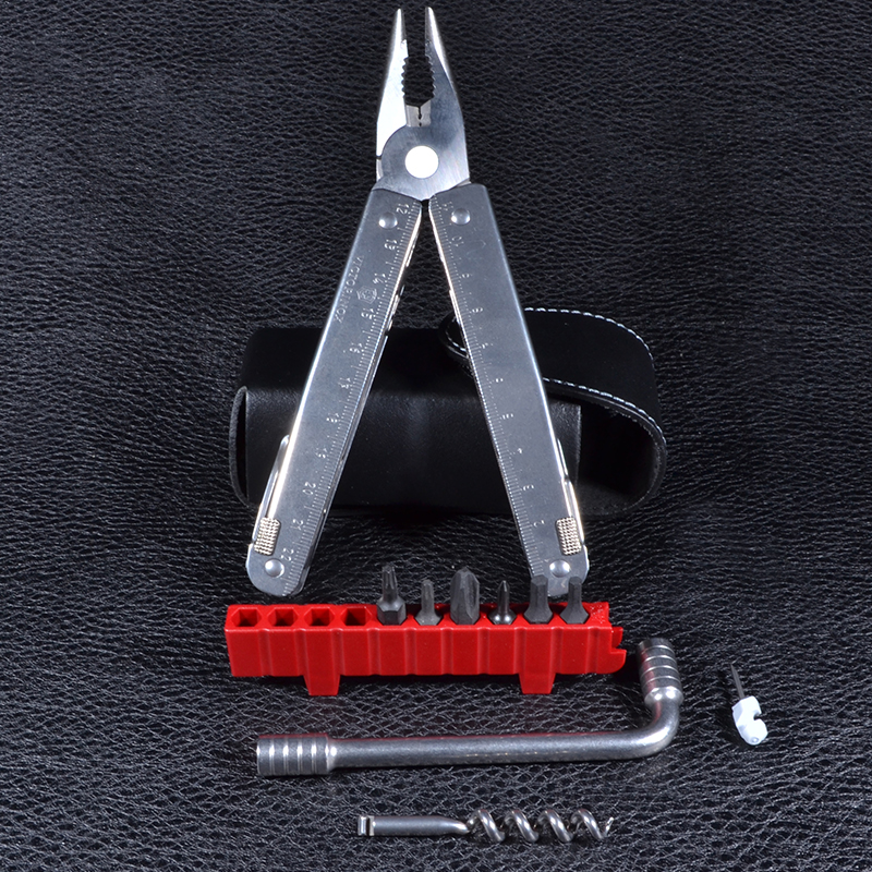 Мультитул Victorinox Swisstool Plus (115мм,14 элементов), с кожаным чехлом 3.0338.L