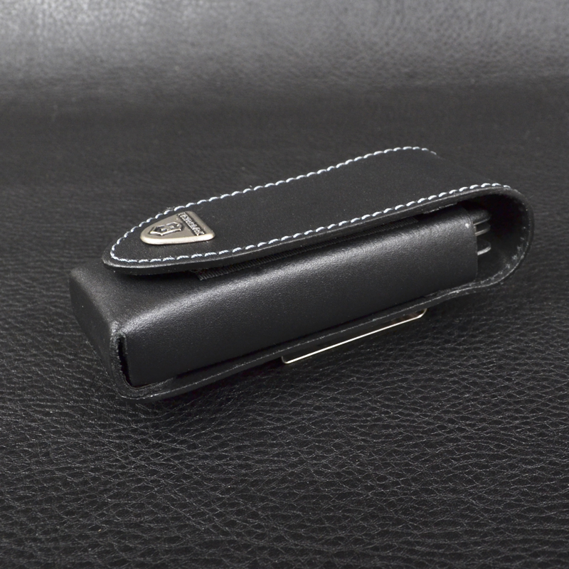 Чохол для ножів Victorinox (111мм, до 4х шарів), шкіряний, на липучці, з повор. кліпом 4.0523.31