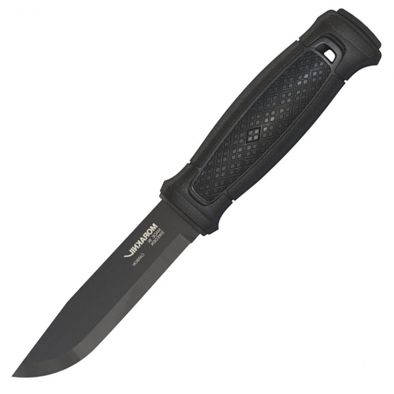 Ніж фіксований Mora Garberg Carbon Multi-Mount (довжина: 229мм, лезо: 109мм), чорний, піхви пластівці