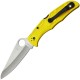 Ніж складаний Spyderco Pacific Salt 2 (довжина: 221мм, лезо: 96мм), жовтий