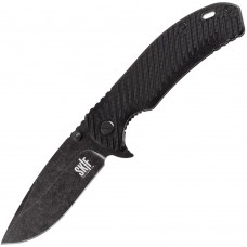 Ніж складаний SKIF Sturdy II BSW (довжина: 223мм, лезо: 96мм, чорне), чорний