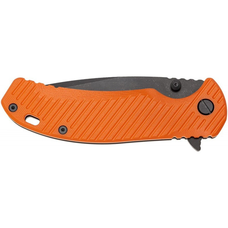 Ніж складаний SKIF Sturdy II BSW (довжина: 223мм, лезо: 96мм, чорне), оранжевий