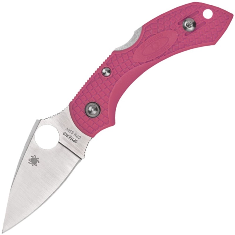 Ніж складаний Spyderco Dragonfly 2 (довжина: 142мм, лезо: 58мм), рожевий
