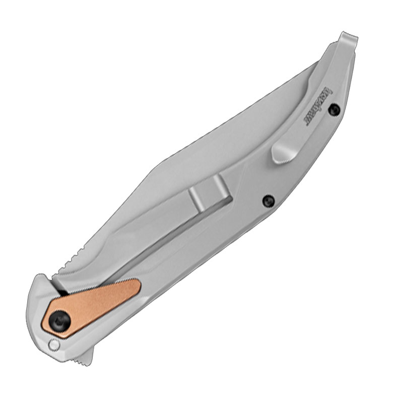 Ніж складаний Kershaw Strata (довжина: 251мм, лезо: 114мм), чорний-сталевий