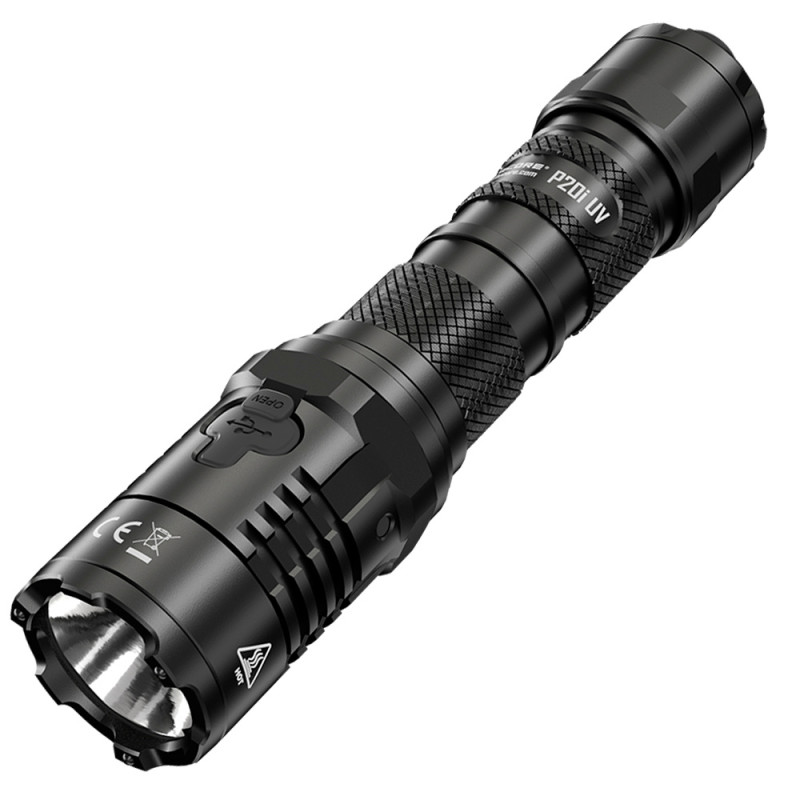 Мощный тактический фонарь Nitecore P20i UV с белым и ультрафиолетовым светом (USB Type-C)
