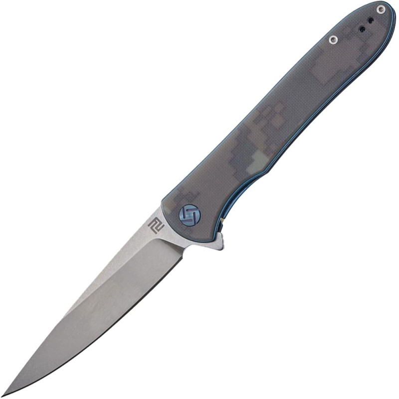 Ніж складаний Artisan Shark (довжина: 228мм, лезо: 100мм), камуфляж