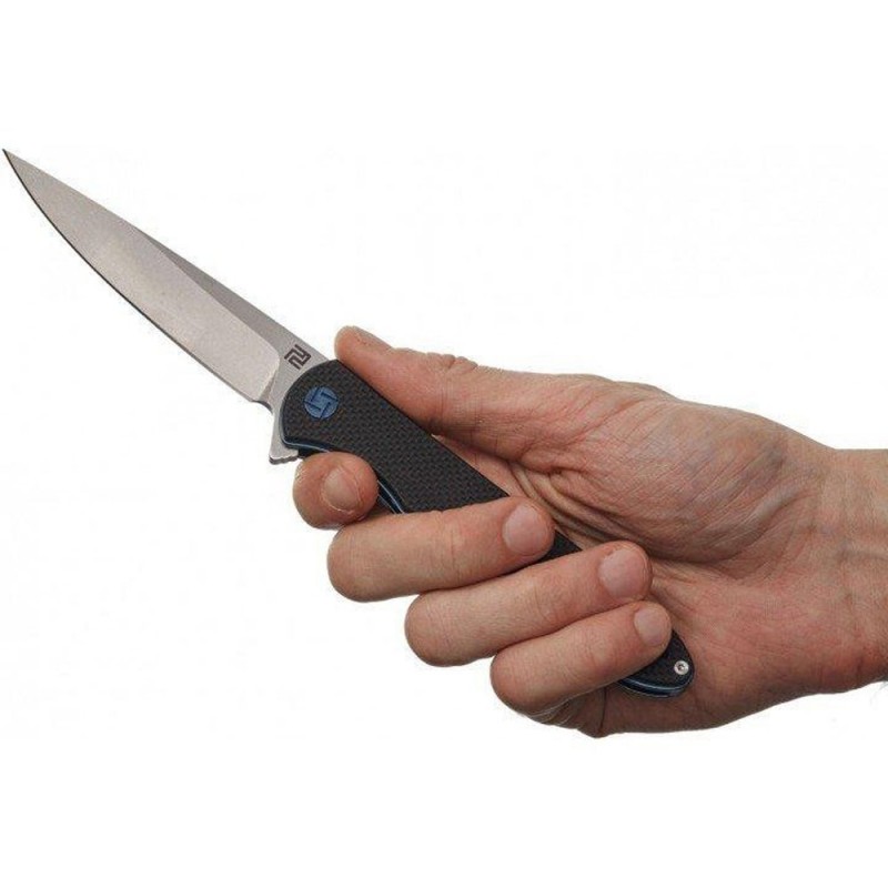 Ніж складаний Artisan Shark (довжина: 228мм, лезо: 100мм), чорний