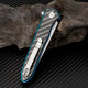 Ніж складаний Artisan Shark Small (довжина: 180мм, лезо: 80мм), чорний CF