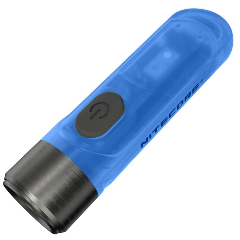 Потужний міні-намишувач Nitecore TIKI GITD Blue, люмінесцентний з ультрафіолетом