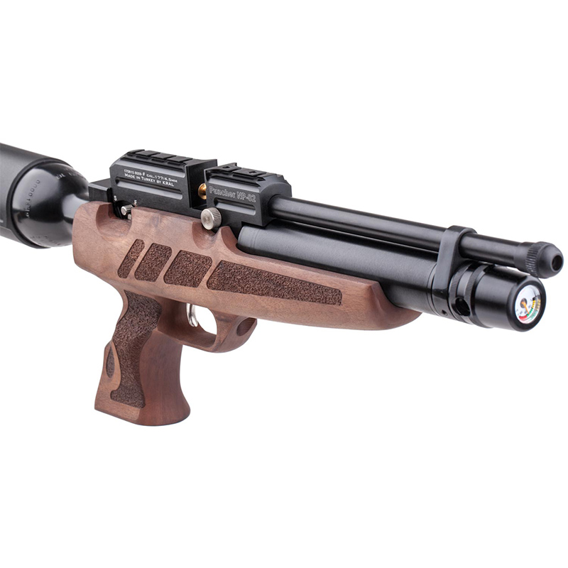 Пістолет пневматичний Kral NP-02 PCP (4.5мм), з попереднім накачуванням, горіх