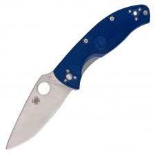 Нож складной Spyderco Tenacious (длина: 197мм, лезвие: 86мм), синий