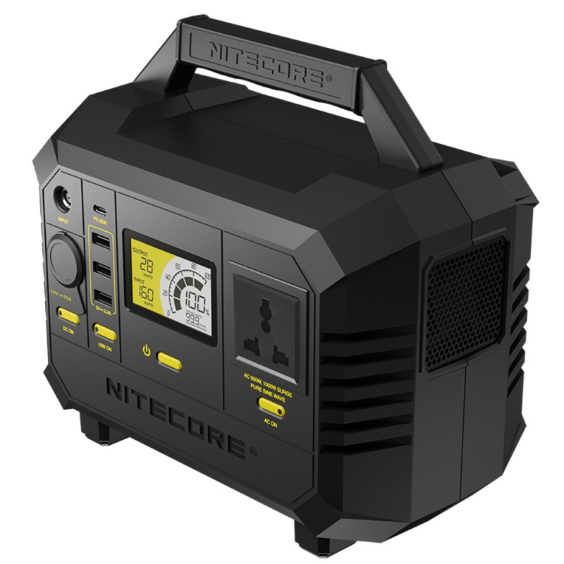 Зарядна станція, портативна електростанція Nitecore NES500 (144000mAh)