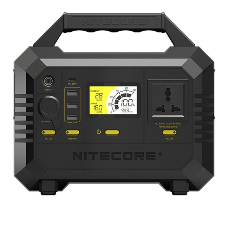 Зарядна станція, портативна електростанція Nitecore NES500 (144000mAh)