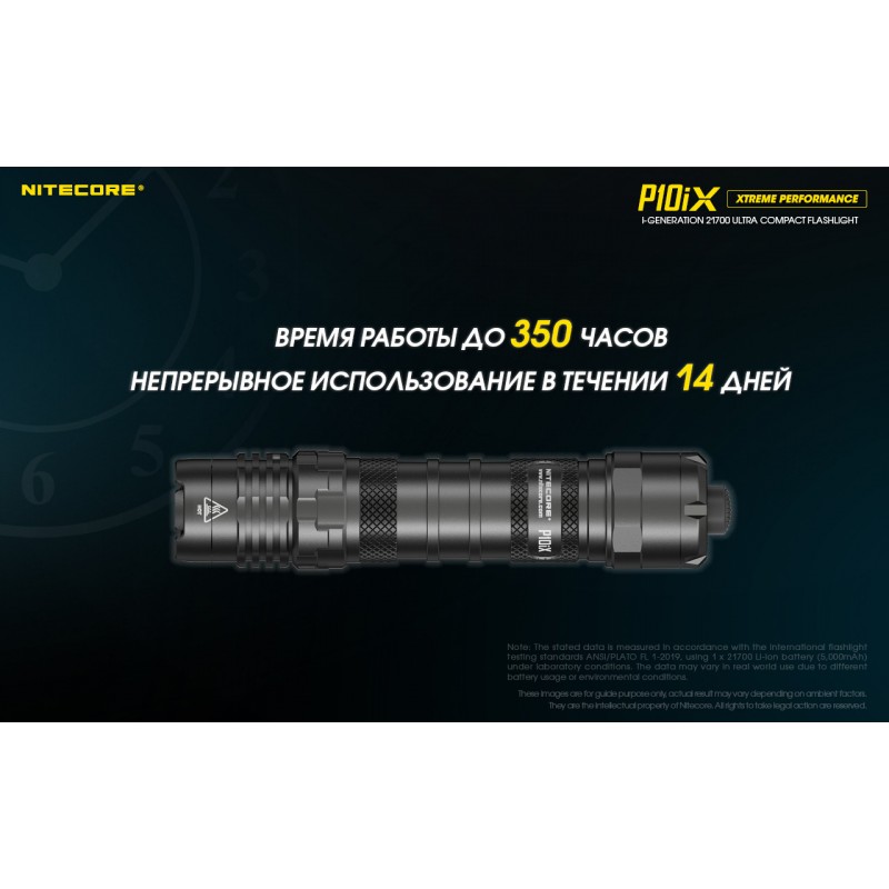 Надпотужний тактичний ліхтар Nitecore P10iX (USB Type-C)