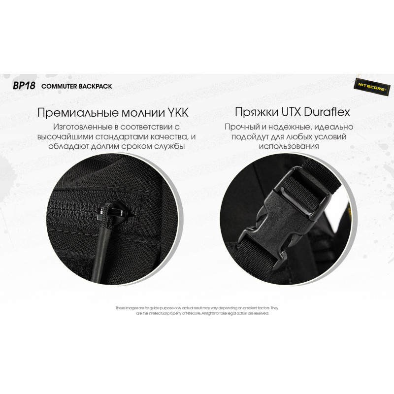 Тактический рюкзак Nitecore BP18 (Нейлон 500D)