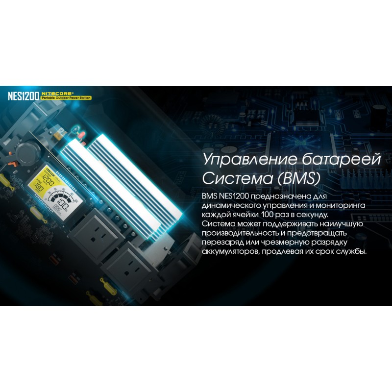 Зарядна станція, портативна електростанція Nitecore NES1200