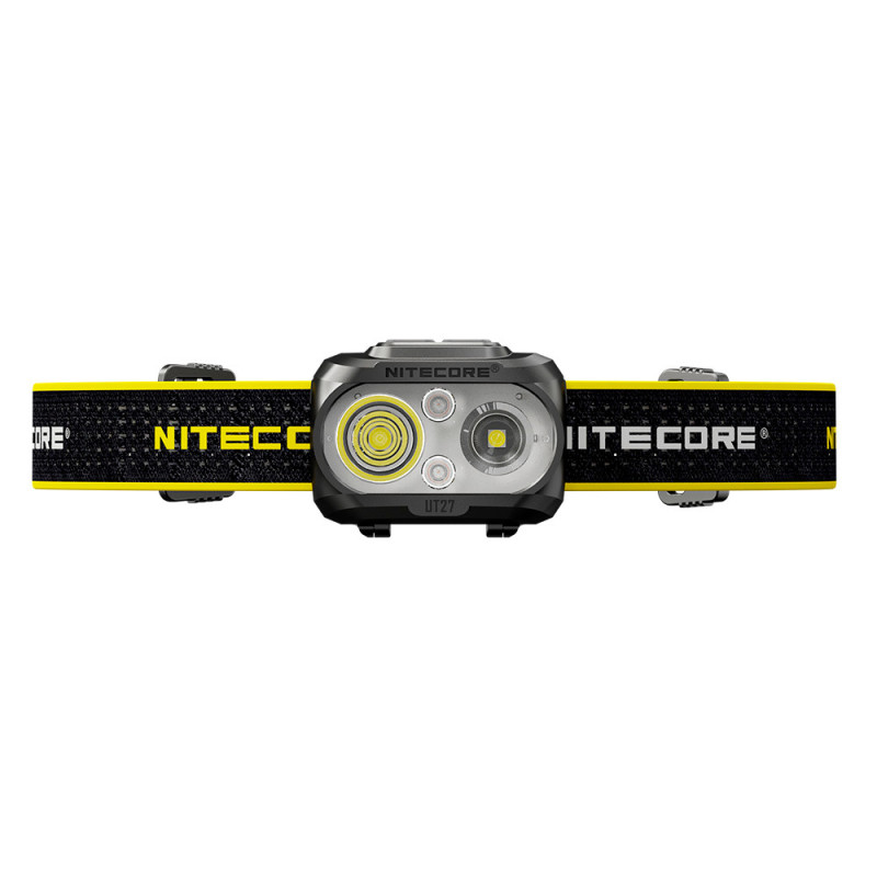 Налобный фонарь с универсальным питанием Nitecore UT27 (2 x CREE, 520 люмен, 7 режимов, 3xAAA, USB-C)