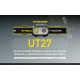 Налобный фонарь с универсальным питанием Nitecore UT27 (2 x CREE, 520 люмен, 7 режимов, 3xAAA, USB-C)