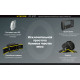 Налобный фонарь с универсальным питанием Nitecore UT27 (2 x CREE, 520 люмен, 7 режимов, 3xAAA, USB-C)