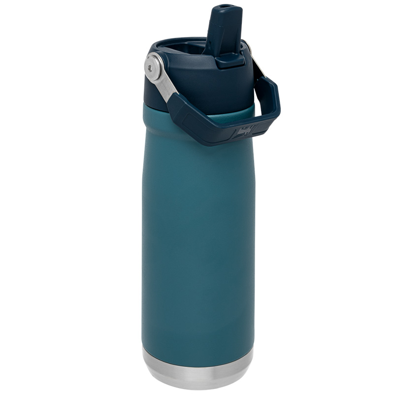 Термопляшка Stanley Go flip straw (0.65л), бірюзова Закінчується! Новинка