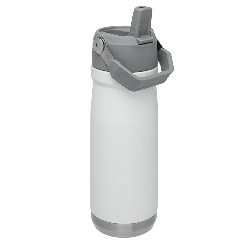 Термопляшка Stanley Go flip straw (0.65л), біла