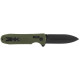 Ніж складаний SOG Pentagon XR (довжина: 213мм, лезо: 91мм, чорний), зелений