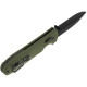Ніж складаний SOG Pentagon XR (довжина: 213мм, лезо: 91мм, чорний), зелений
