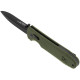 Ніж складаний SOG Pentagon XR (довжина: 213мм, лезо: 91мм, чорний), зелений