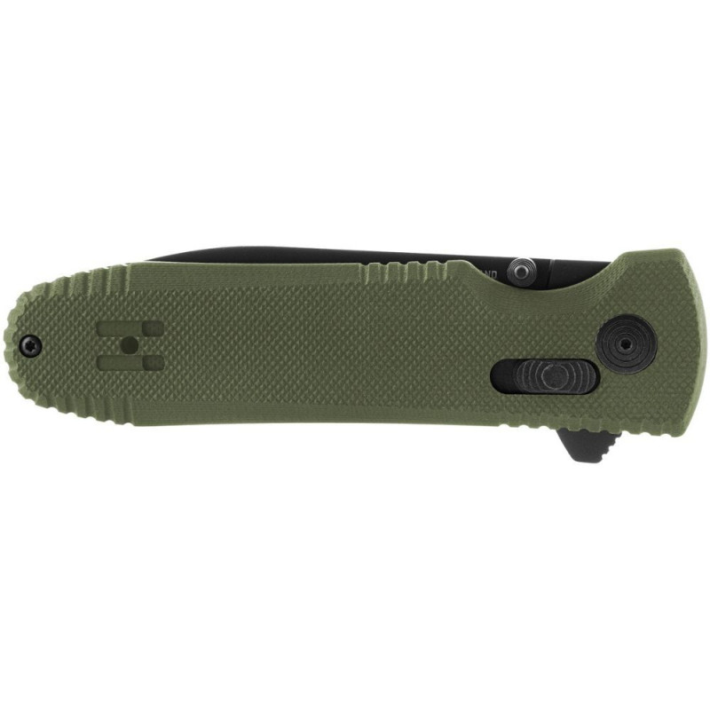 Ніж складаний SOG Pentagon XR (довжина: 213мм, лезо: 91мм, чорний), зелений