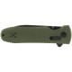 Ніж складаний SOG Pentagon XR (довжина: 213мм, лезо: 91мм, чорний), зелений