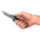 Ніж складаний Kershaw Oblivion (довжина: 206мм, лезо: 90мм), чорний-сталевий