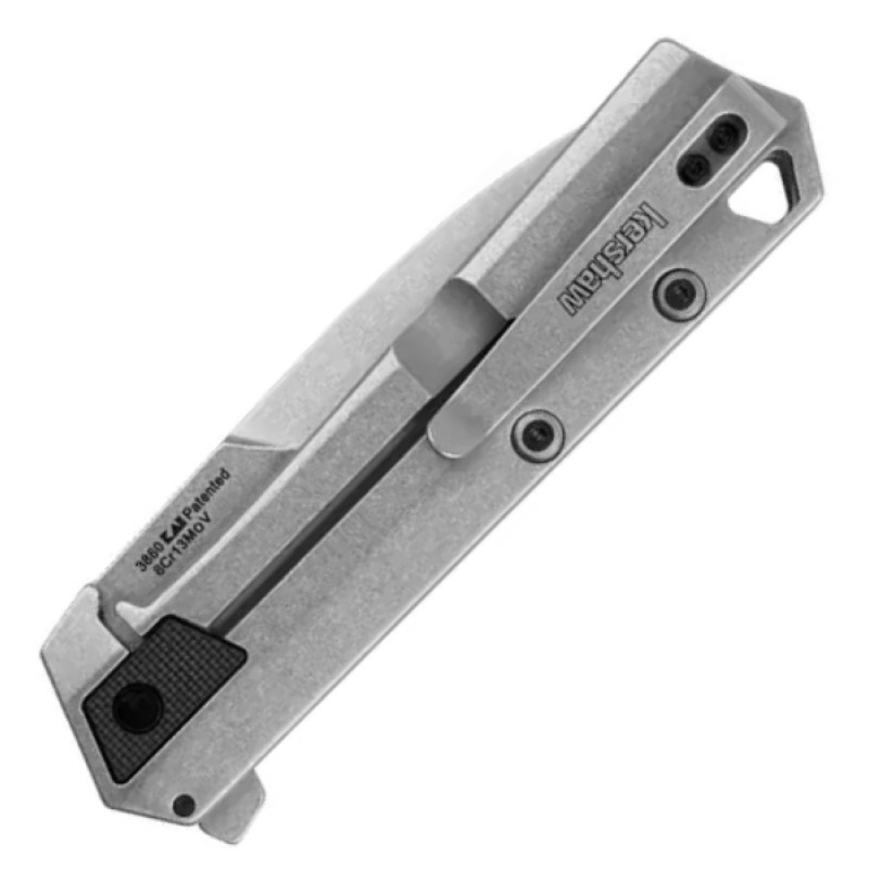 Ніж складаний Kershaw Oblivion (довжина: 206мм, лезо: 90мм), чорний-сталевий