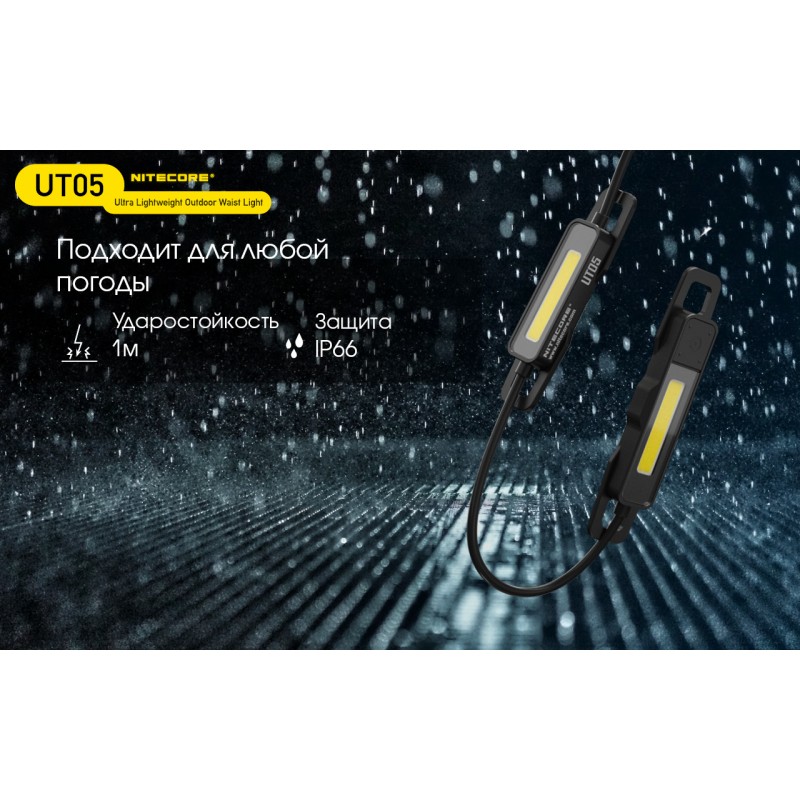 Сигнальний ліхтар для бігу Nitecore UT05