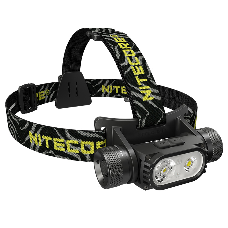 Ліхтар налобний фокусований Nitecore HC68 (Luminus LED + RED LED, 2000 люмен, 16 режимів, 1x18650, USB-C)