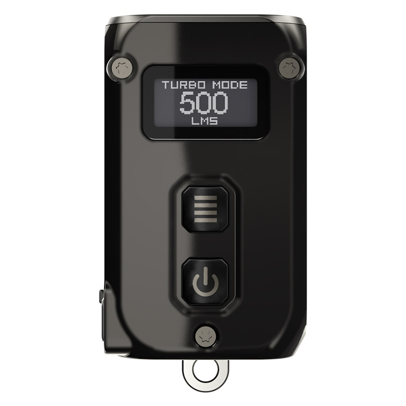Ліхтар наключний Nitecore TINI 2 SS (2xOSRAM P8, 500 люмен, 5 режимів, USB Type-C), чорна смола