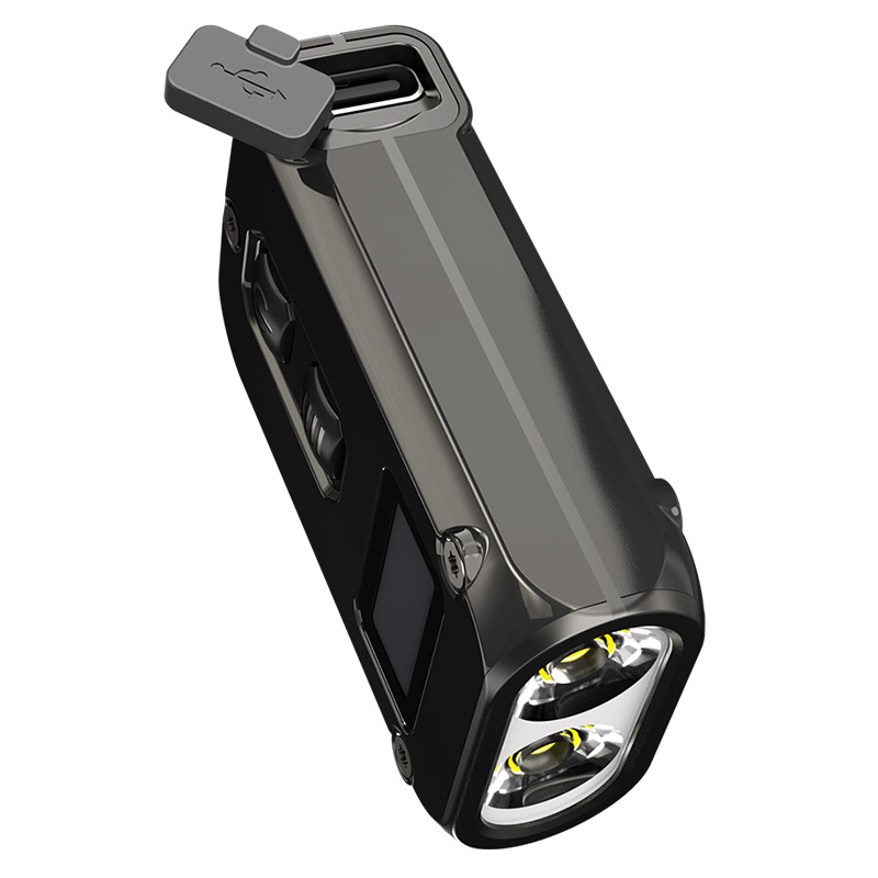 Ліхтар наключний Nitecore TINI 2 SS (2xOSRAM P8, 500 люмен, 5 режимів, USB Type-C), чорна смола