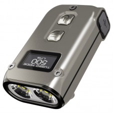 Фонарь наключный Nitecore TINI 2 Ti (2xOSRAM P8, 500 люмен, 5 режимов, USB Type-C), титан