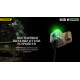 Фонарь налобный сигнальный Nitecore NU06 MI (IR + RED + GREEN + BLUE LED, 9 реж., USB-C)