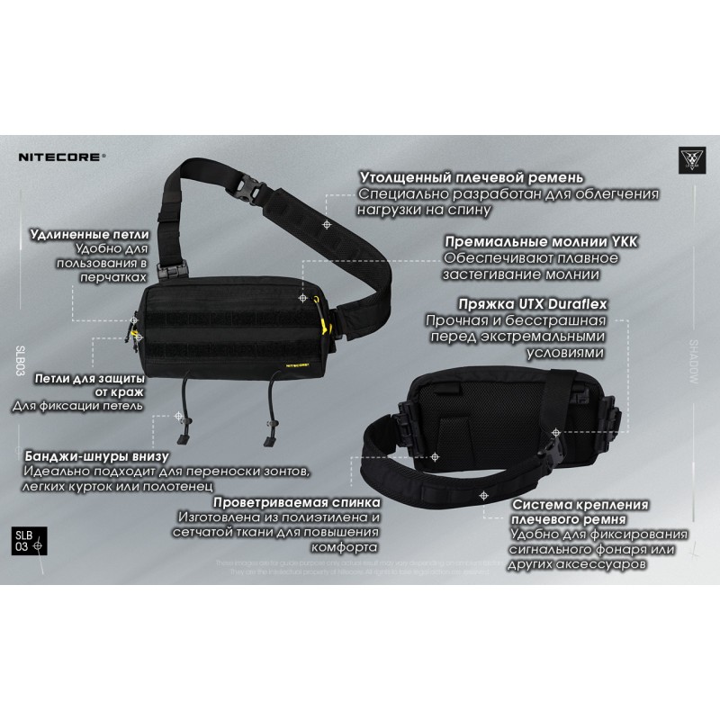 Универсальная повседневная сумка Nitecore SLB03