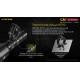 Мощный тактический фонарь NItecore CR7 с белым и красным светом