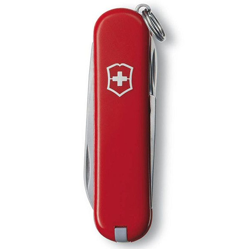 Ніж складаний, мультитул Victorinox Classic SD (58мм, 7 функцій), червоний 06223.G